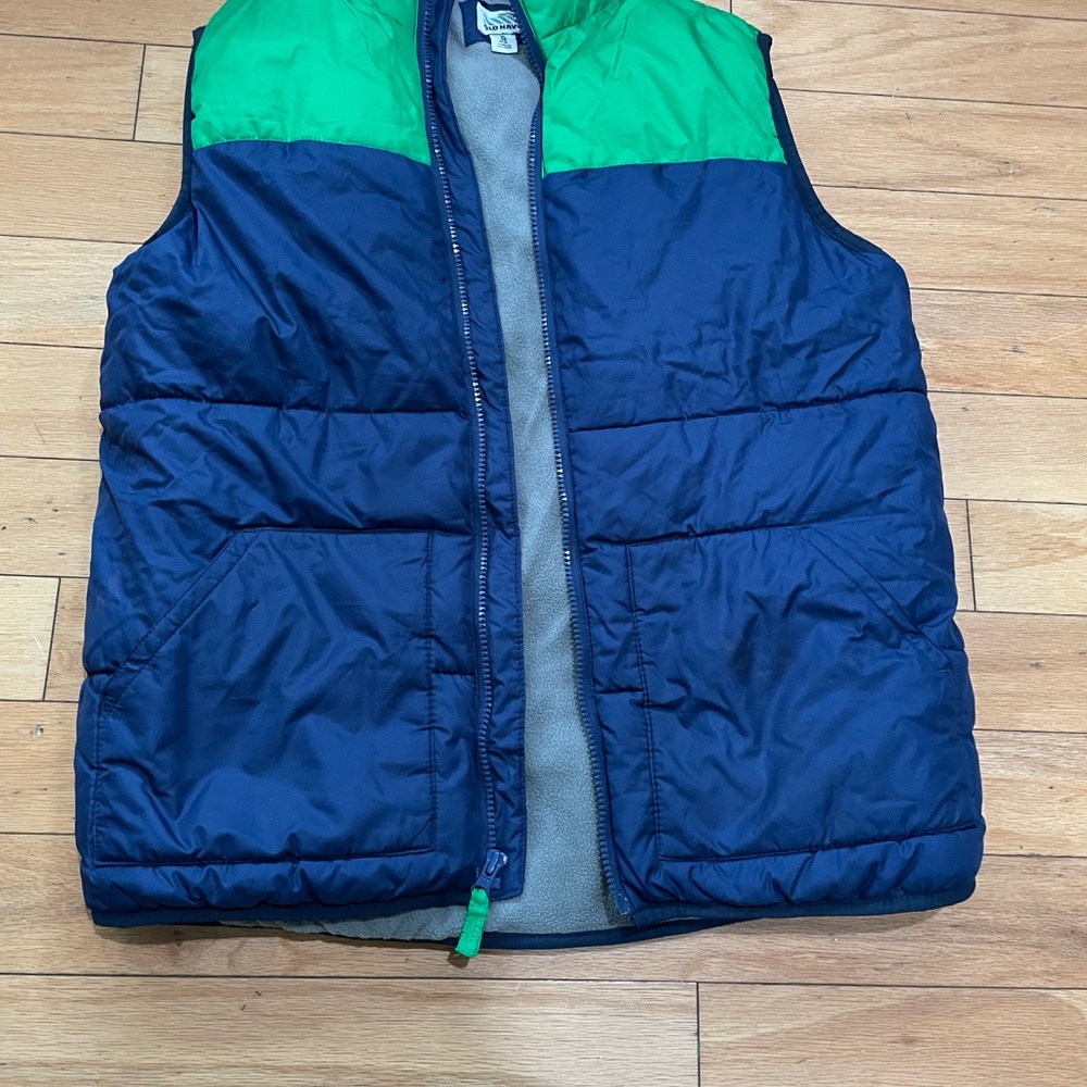 Old Navy Blue and Green Men's Vest